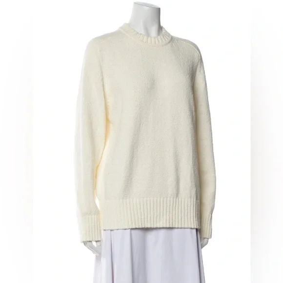 Loulou Studio Canillo ecru Crew-Neck Jumper XS